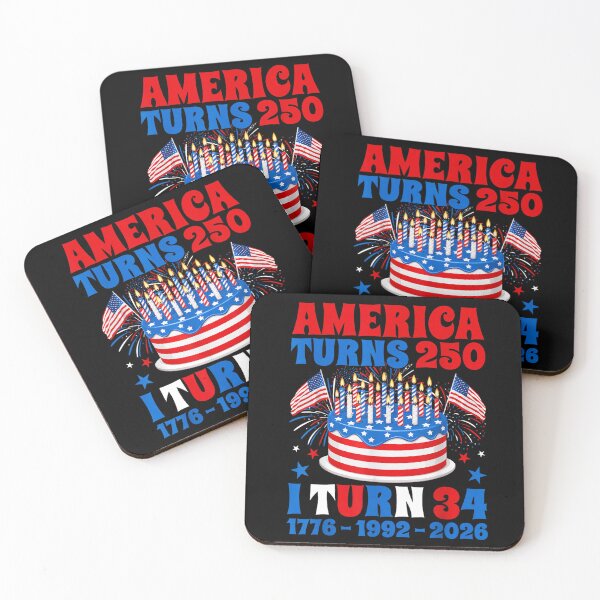 Item preview, america turns 250 turn 24 250th anniversary 24th birthday  designed and sold by mariazin.