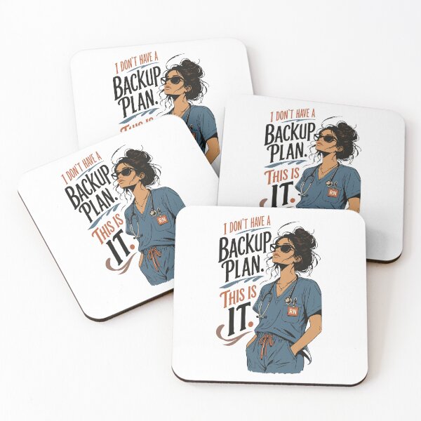 Item preview, I Don't Have a Backup Plan This Is It — Funny Nurse Gift | RN Shirt Nurse Humor Nurse Appreciation designed and sold by KiwyStudio.
