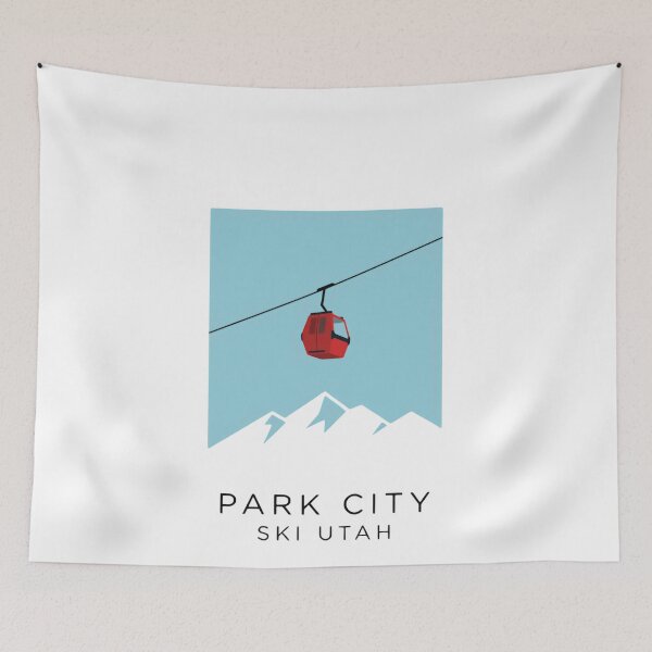 Item preview, Park City Ski Utah Mountain Resort Winter Sports Skier Snowboarder designed and sold by Simsimah26Parks.
