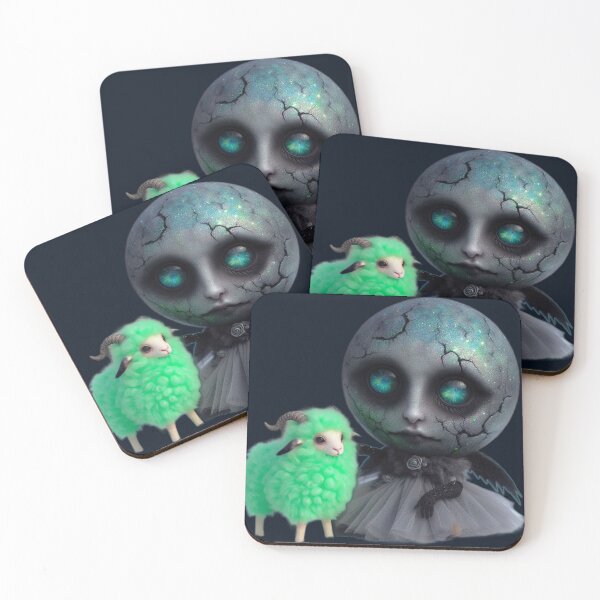 Item preview, Cosmic Melancholy and the Neon Sheep designed and sold by LujziWorld.
