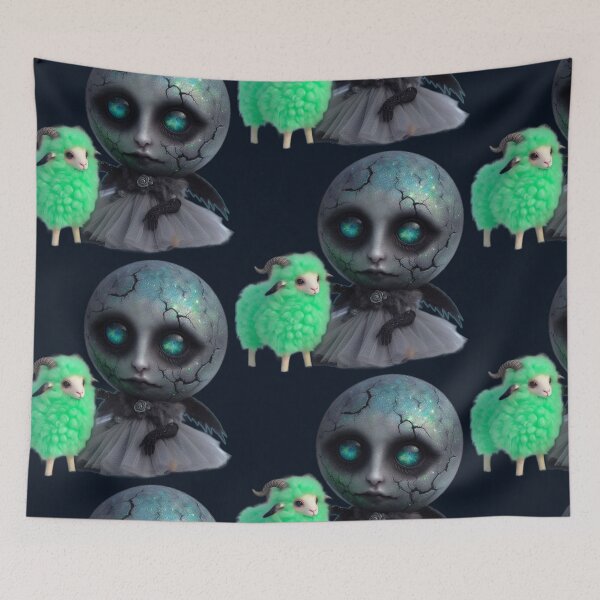Item preview, Cosmic Melancholy and the Neon Sheep designed and sold by LujziWorld.