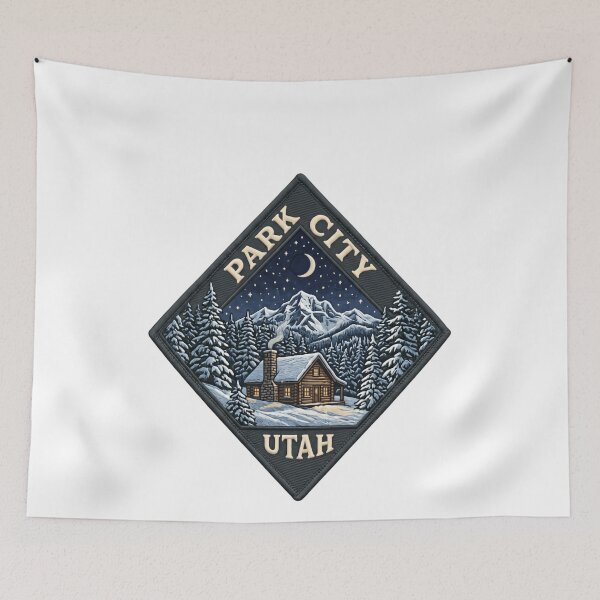 Item preview, Park City Utah Ski Mountain Cabin Vacation Traveler designed and sold by Simsimah26Parks.