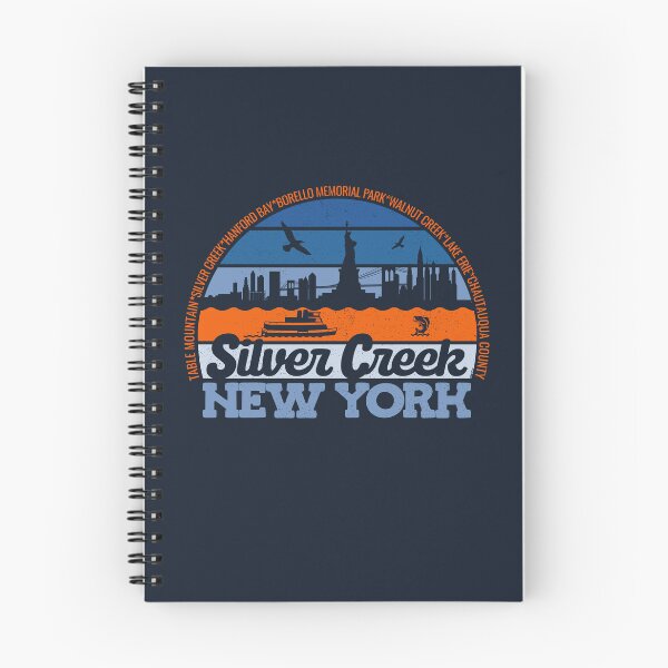 Item preview, Silver Creek New York Sunset Retro Vintage Local Pride Logo designed and sold by CRHPOD20.