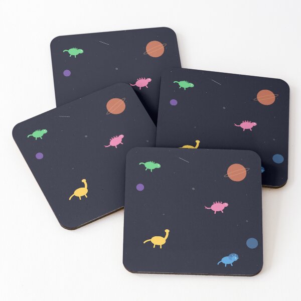 Item preview, dinos in space designed and sold by PressPrintCo.