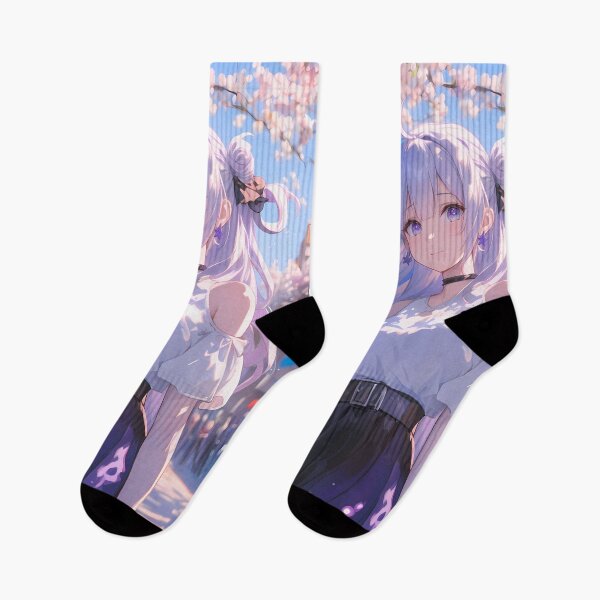 Item preview, Unicorn Azur Lane Cherry Blossoms Spring Pastel Violet Eyes Waifu designed and sold by SuperTeamCanada.