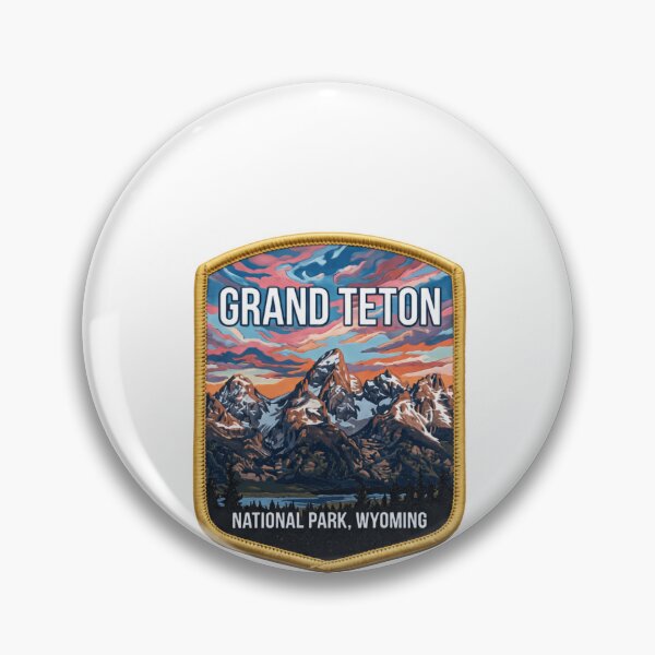 Item preview, Grand Teton National Park, Wyoming Travel Hiking Outdoors Souvenir designed and sold by Simsimah26Parks.