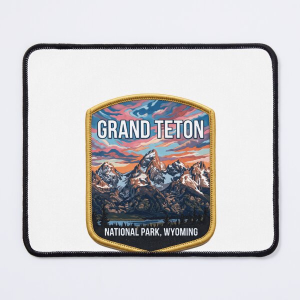 Item preview, Grand Teton National Park, Wyoming Travel Hiking Outdoors Souvenir designed and sold by Simsimah26Parks.