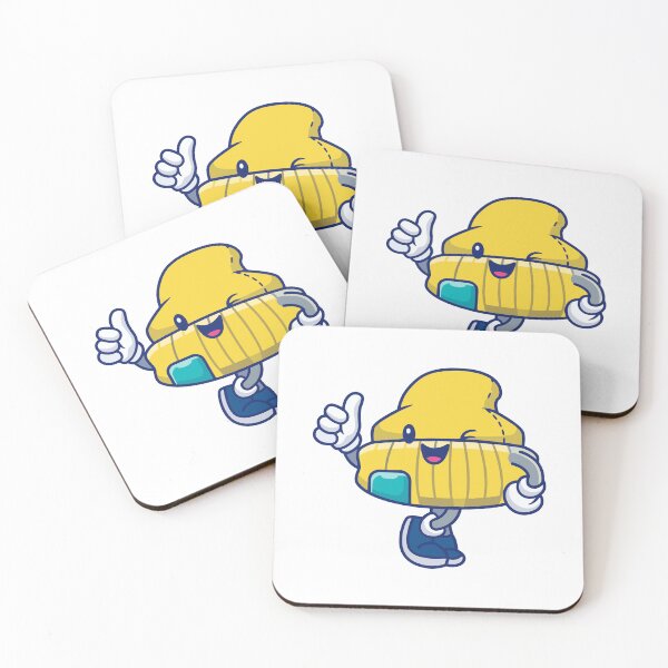 Item preview, Cute Yellow Beanie Hat Cartoon Character designed and sold by Stephan B 	 Faber.