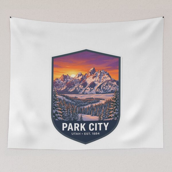 Item preview, Park City Utah Est 1884 Winter Ski Mountain Travel Souvenir designed and sold by Simsimah26Parks.