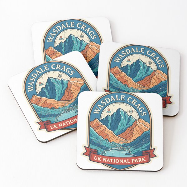 Item preview, Wasdale Crags Uk National Park Hiking Travel Souvenir designed and sold by Simsimah26Parks.