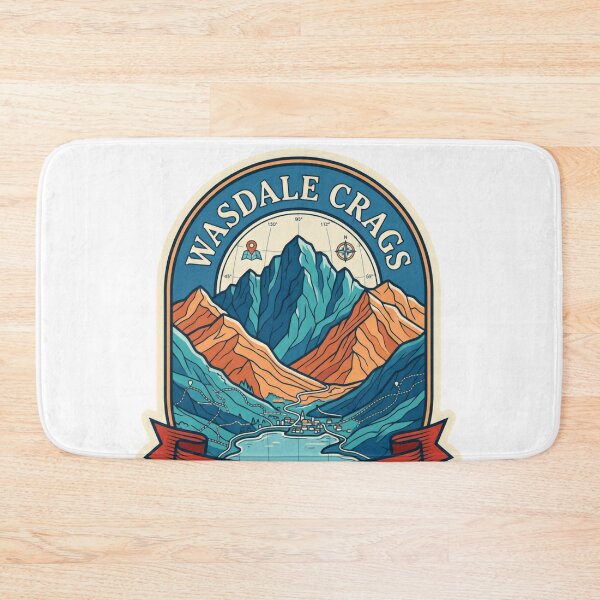 Item preview, Wasdale Crags Uk National Park Hiking Travel Souvenir designed and sold by Simsimah26Parks.