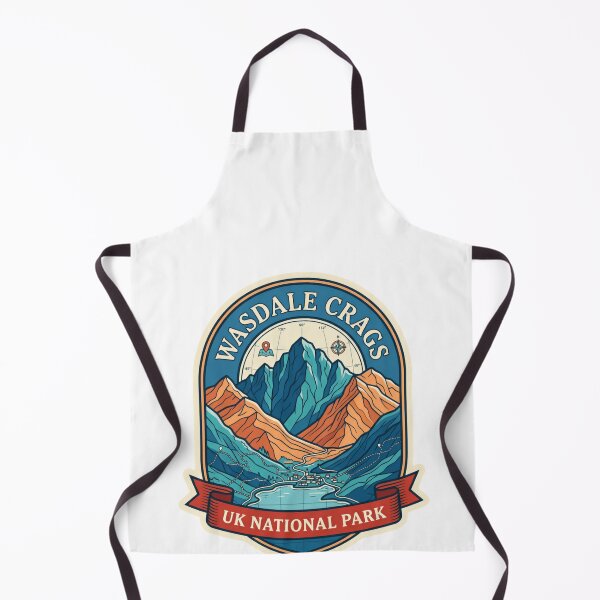 Item preview, Wasdale Crags Uk National Park Hiking Travel Souvenir designed and sold by Simsimah26Parks.