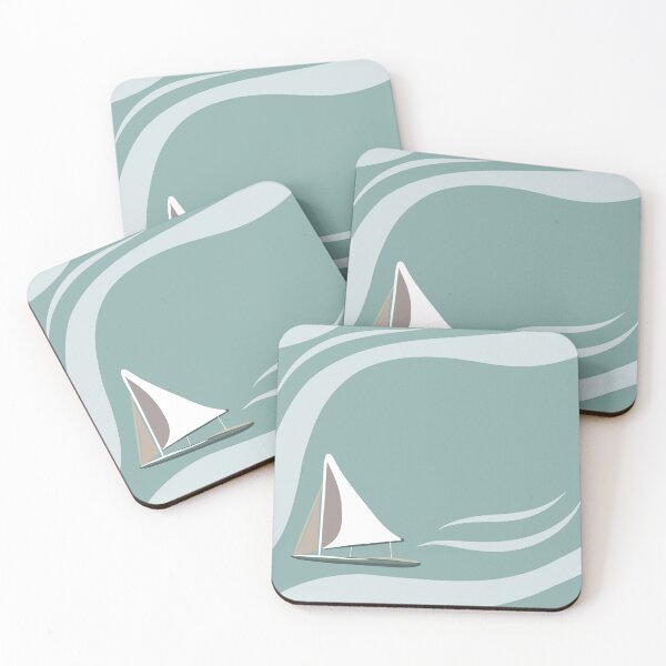 Item preview, Sail Away Sail Boats Nautical designed and sold by Suziness Designs.