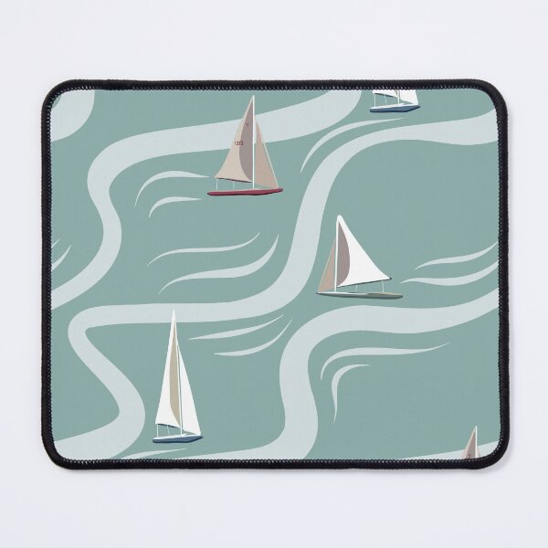 Item preview, Sail Away Sail Boats Nautical designed and sold by Suziness Designs.