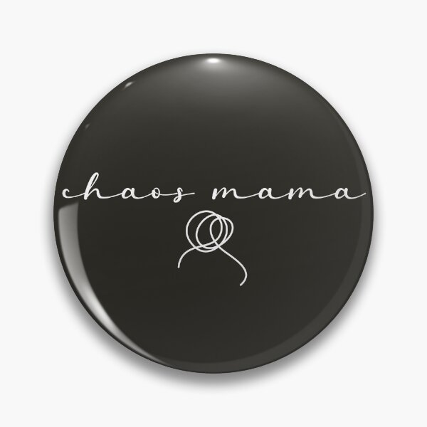 Item preview, Modern Minimal Chaos Mama Cursive Typography White designed and sold by TackyTime.
