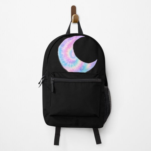 Item preview, Tie Dye Rainbow Crescent Moon designed and sold by jgvisualarts.