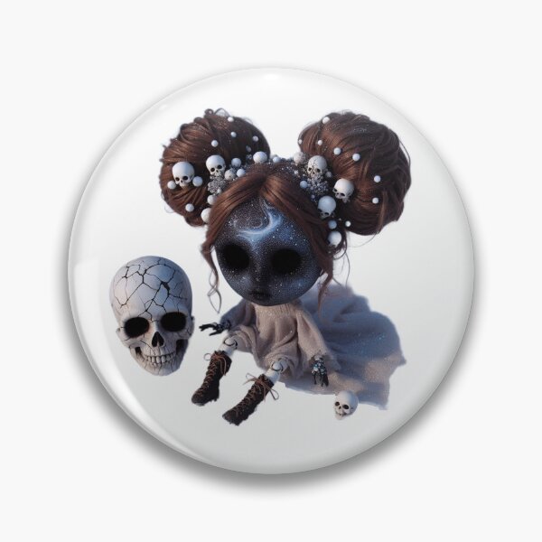 Item preview, Galaxy skull  and Space Buns designed and sold by LujziWorld.