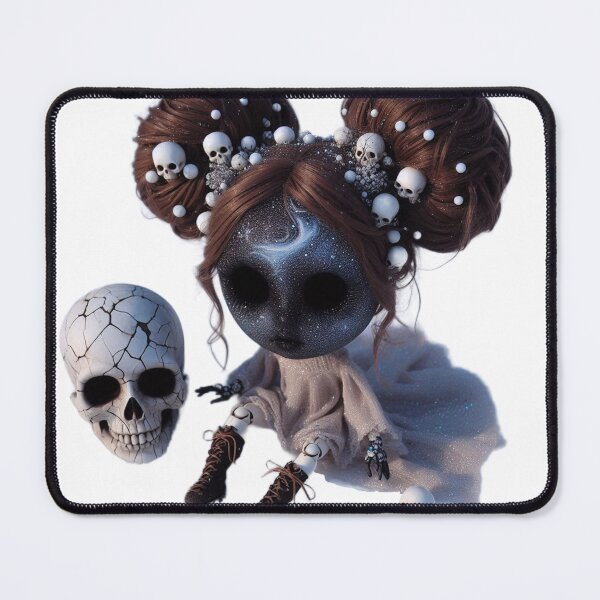 Item preview, Galaxy skull  and Space Buns designed and sold by LujziWorld.