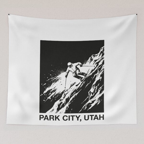Item preview, Park City, Utah Skiing Winter Sport Skier Mountain designed and sold by Simsimah26Parks.