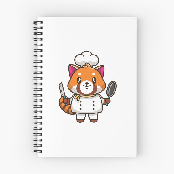 Item preview, Cute Red Panda Chef Cooking Cartoon designed and sold by Stephan B 	 Faber.