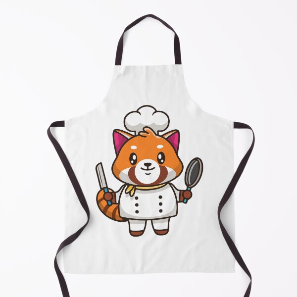 Item preview, Cute Red Panda Chef Cooking Cartoon designed and sold by Stephan B Faber.
