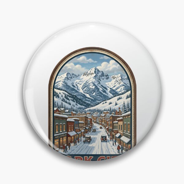 Item preview, Park City Historic Main Street Utah Ski Travel Souvenir designed and sold by Simsimah26Parks.
