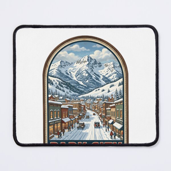 Item preview, Park City Historic Main Street Utah Ski Travel Souvenir designed and sold by Simsimah26Parks.