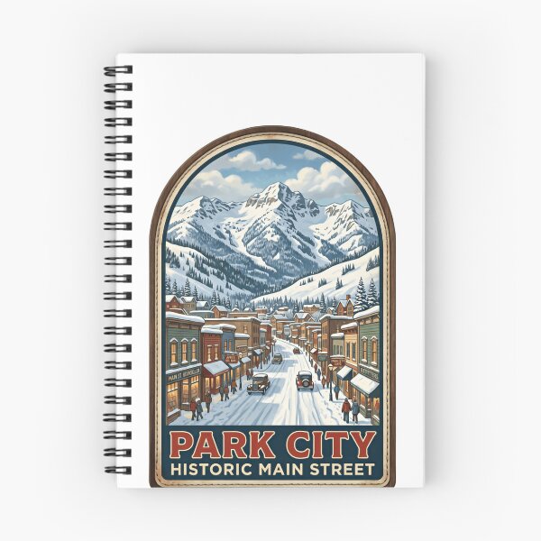 Item preview, Park City Historic Main Street Utah Ski Travel Souvenir designed and sold by Simsimah26Parks.