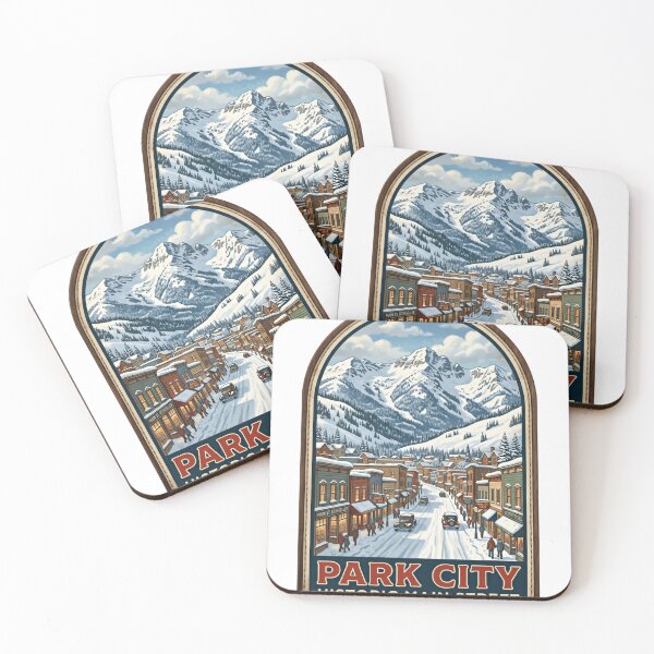 Item preview, Park City Historic Main Street Utah Ski Travel Souvenir designed and sold by Simsimah26Parks.