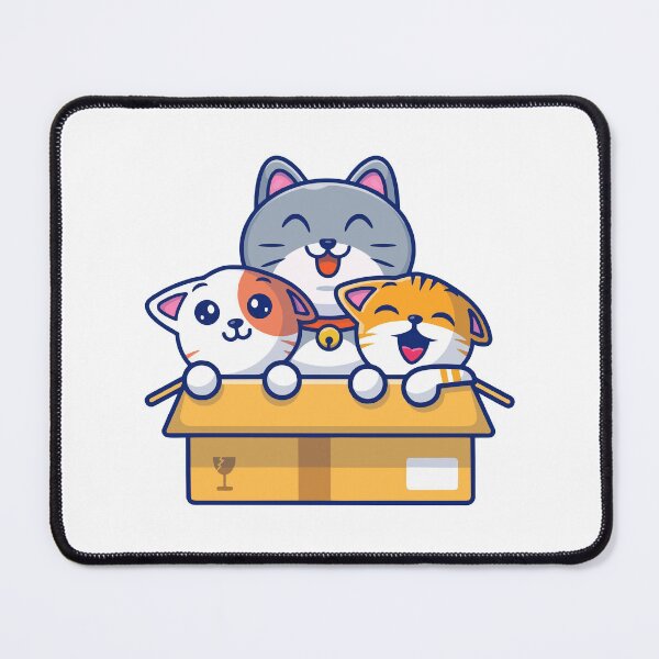 Item preview, Cute Cats in a Box Happy Kittens designed and sold by Stephan B 	 Faber.
