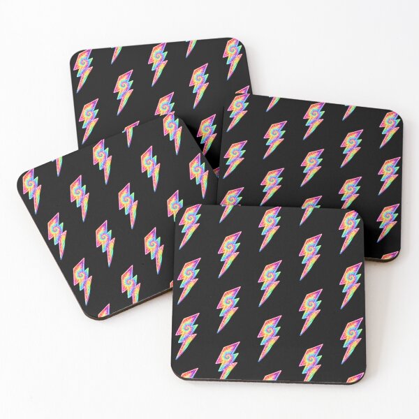 Item preview, Rainbow Tie Dye Lightning Bolt designed and sold by jgvisualarts.