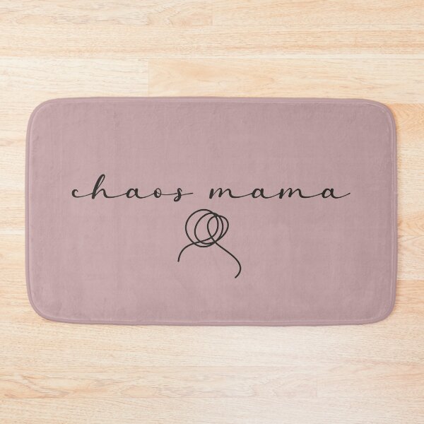 Item preview, Copy of Modern Minimal Chaos Mama Cursive Typography Black pink designed and sold by TackyTime.
