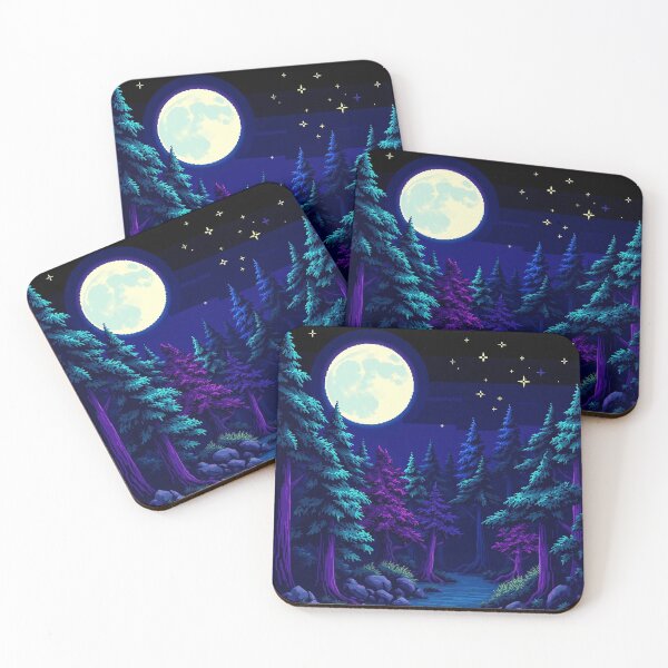 Item preview, Pixel Art Forest Landscape - Tote Bag and Gamer Gifts designed and sold by Tama-sirth.