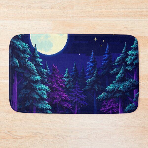 Item preview, Pixel Art Forest Landscape - Tote Bag and Gamer Gifts designed and sold by Tama-sirth.