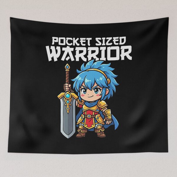 Item preview, ANIME - POCKET SIZED WARRIOR designed and sold by KEF Custom.