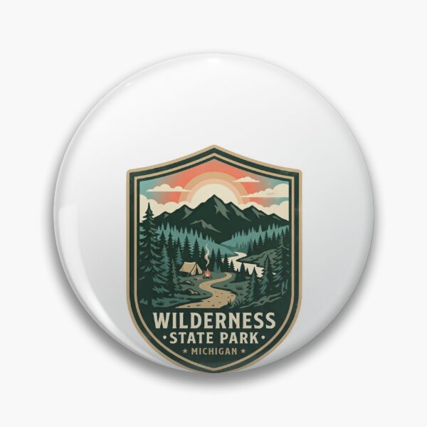 Item preview, Wilderness State Park Michigan Camping Hiking Nature Lover designed and sold by Simsimah26Parks.