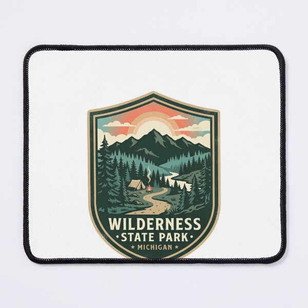 Item preview, Wilderness State Park Michigan Camping Hiking Nature Lover designed and sold by Simsimah26Parks.