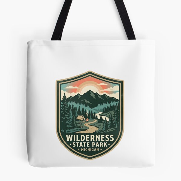 Item preview, Wilderness State Park Michigan Camping Hiking Nature Lover designed and sold by Simsimah26Parks.