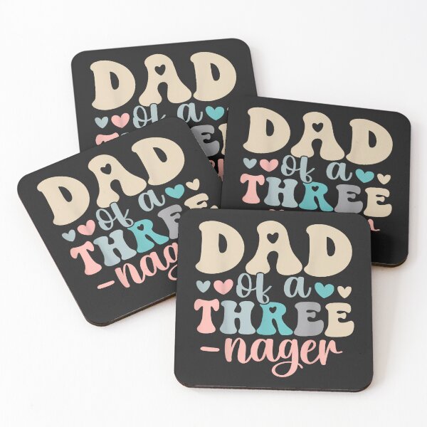 Item preview, Dad of A Threenager 3rd Birthday Matching Family Boho designed and sold by CriseldaBruning.