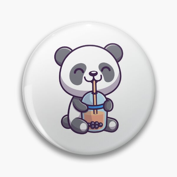 Item preview, Cute Panda Drinking Bubble Tea Boba designed and sold by Stephan B 	 Faber.