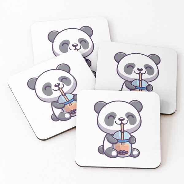 Item preview, Cute Panda Drinking Bubble Tea Boba designed and sold by Stephan B 	 Faber.