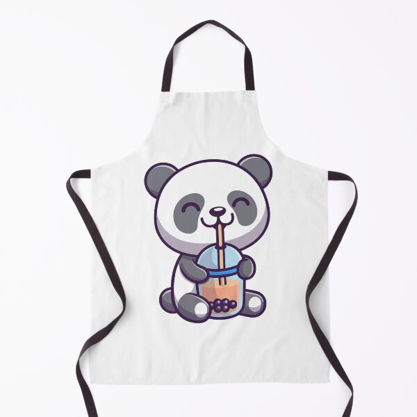 Item preview, Cute Panda Drinking Bubble Tea Boba designed and sold by Stephan B Faber.