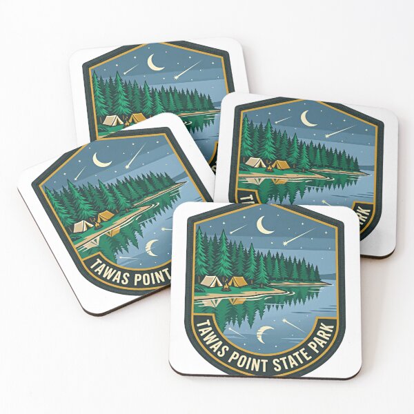 Item preview, Tawas Point State Park Camping Michigan Outdoor Travel designed and sold by Simsimah26Parks.