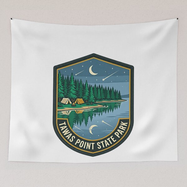 Item preview, Tawas Point State Park Camping Michigan Outdoor Travel designed and sold by Simsimah26Parks.