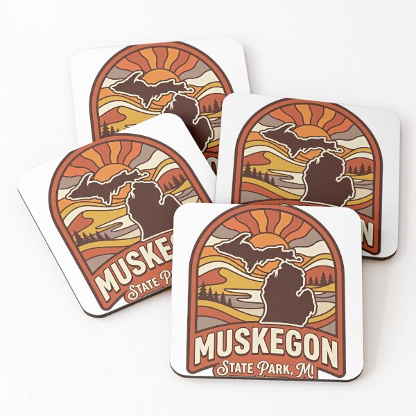 Item preview, Muskegon State Park, Mi Michigan State Park Travel Souvenir designed and sold by Simsimah26Parks.