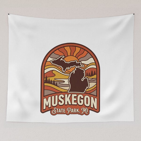 Item preview, Muskegon State Park, Mi Michigan State Park Travel Souvenir designed and sold by Simsimah26Parks.