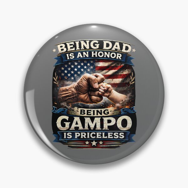 Item preview, Being Dad is an Honor Being Gampo is Priceless Design designed and sold by KristineLi.