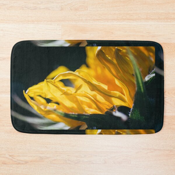 Item preview, A Tight, Intimate Close-Up Of A Yellow Sunflower As It's Blossom Fills The Frame designed and sold by Shonti.