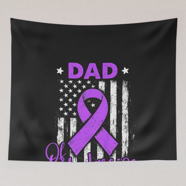 Item preview, Dad of A Warrior Epilepsy Awareness USA Flag designed and sold by CriseldaBruning.