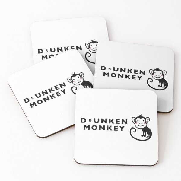 Item preview, Drunken Monkey Cute Aesthetic Logo designed and sold by Stephan B 	 Faber.
